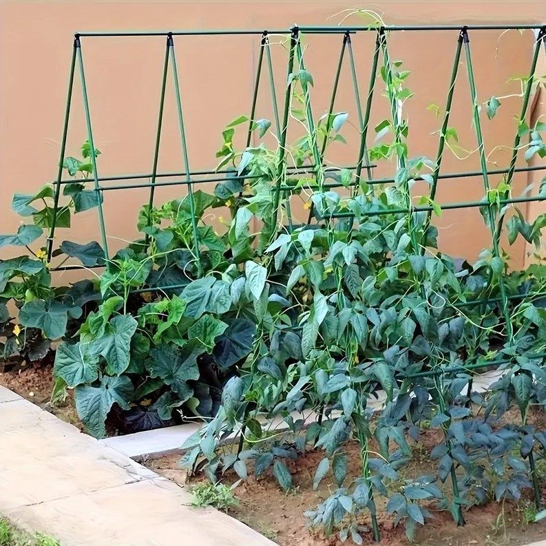 Set suporturi pentru gradina, Zola, 18 araci pentru sustinerea plantelor, lungime 60 cm, diametru 0.8 cm, PVC, accesorii montare incluse, verde Set suporturi pentru gradina, Zola, 18 araci pentru sustinerea plantelor, lungime 60 cm, diametru 0.8 cm, PVC, accesorii montare incluse, verde